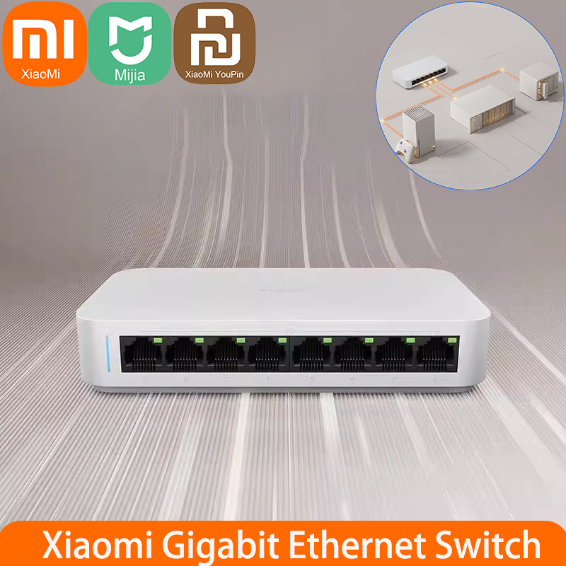 Xiaomi Mi 8 Ports RJ45 Gigabit - огляд і ціна Xiaomi Hub Mijia Hub