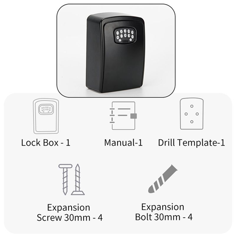 A92Z TUYA Smart Key Box Blueto - огляд і ціна Lockbox Key Secure