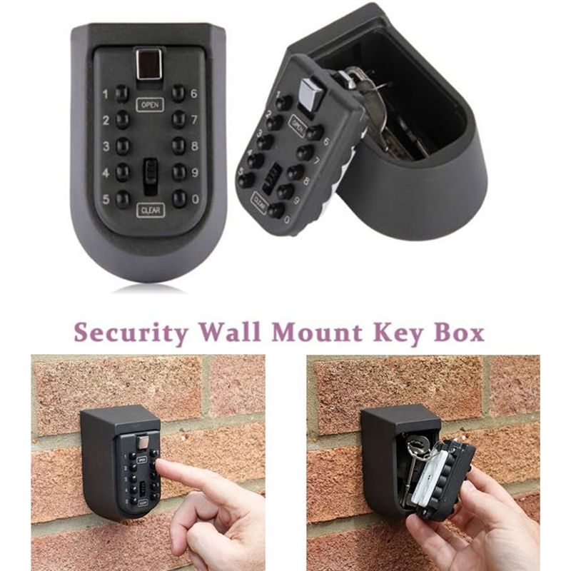 FULL-Wall Mounted Push Button  - огляд і ціна Lockbox Key Secure
