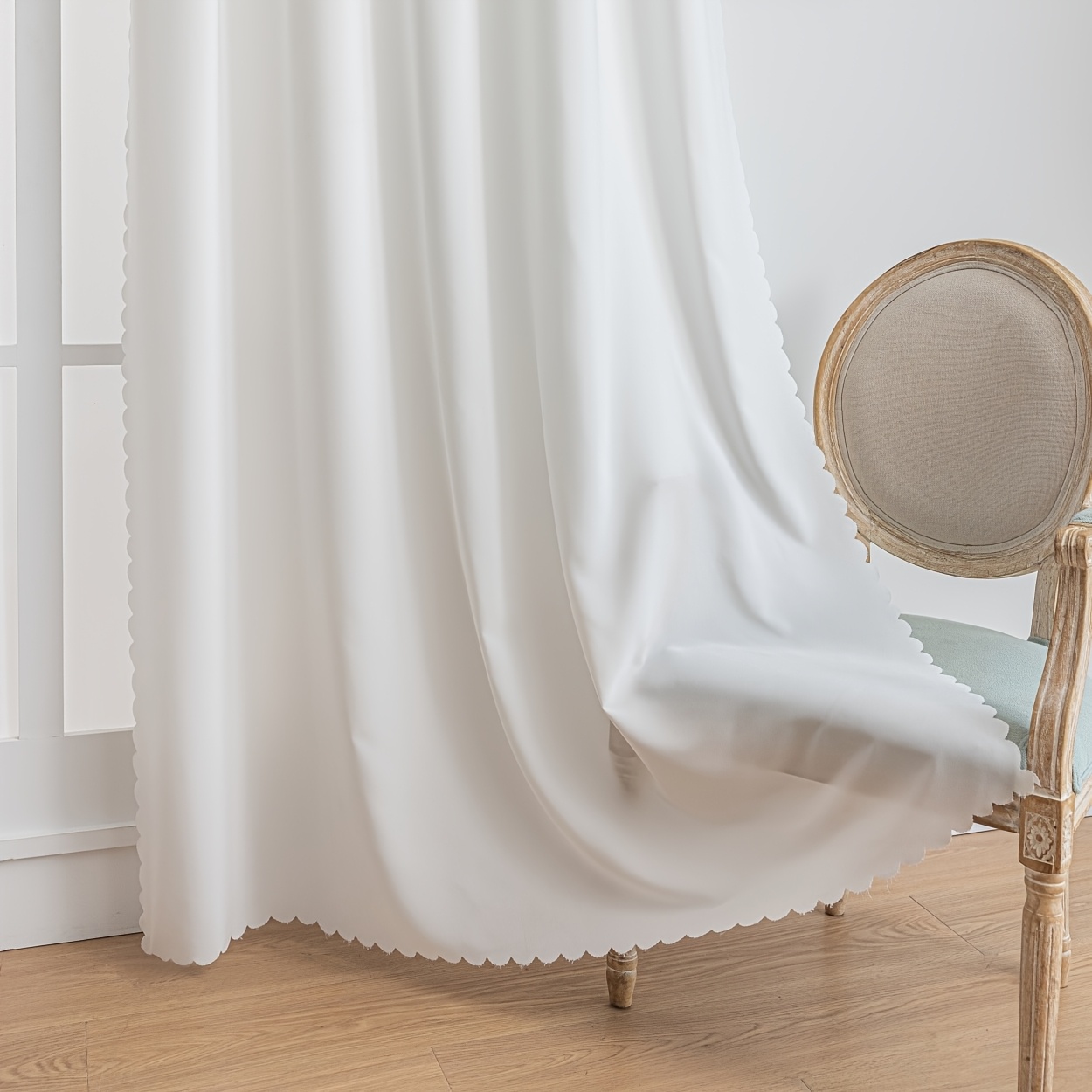 1pc Sheer Curtain, Non-Transpa - огляд і ціна Window Lock Bar
