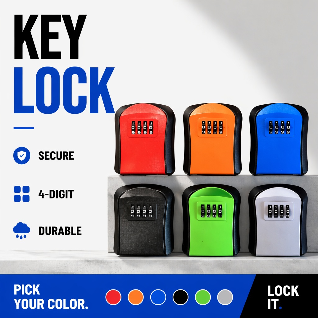 Wall Mount Waterproof Key Stor - огляд і ціна Lockbox Key Secure