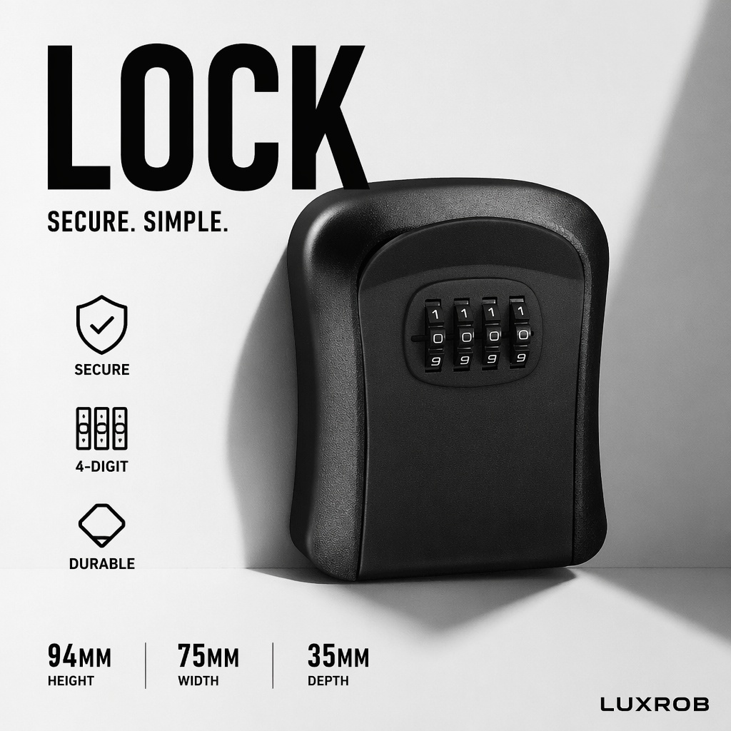 Wall Mount Waterproof Key Stor - огляд і ціна Lockbox Key Secure