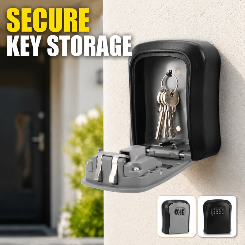 Wall Mount Key Lock Box 4 Digi - огляд і ціна Lockbox Key Secure